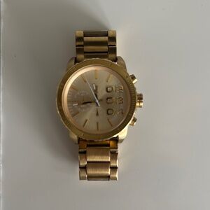 Diesel Gold Chronograph Watch